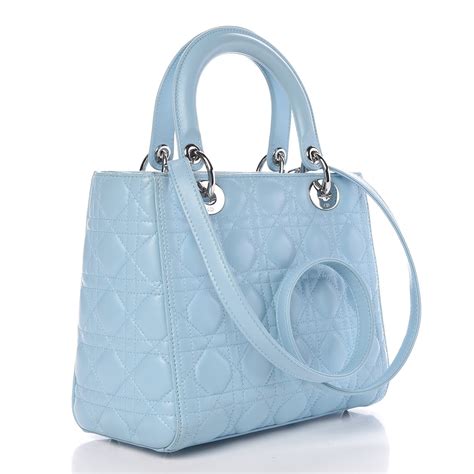 medium lady dior strap drop|Christian Dior 2015 Light Blue Tri.